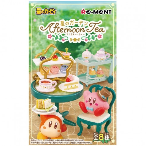 Re-Ment 万代食玩盲盒 Kirby 星之卡比下午茶微型场景系列 随机1个